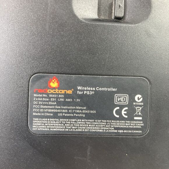 RedOctane GuitarHero PS3 Wireless Sunburst (95457805) 95451.805 Strap/Battery Co - Picture 9 of 10